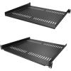 StarTech.com 2-Pack 1U Server Rack Shelf, Vented Rack Mount Cantilever Shelf, Heavy-Duty Steel, 44lb/20kg Capacity, 16″ Deep