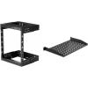 StarTech.com 2-Post 15U Heavy-Duty Wall Mount Network Rack, 19″ Open Frame Server Rack with Adjustable Depth, Wall Mount Data Rack for IT / AV / Patch Panel / Computer Equipment (RK15WALLOA)(12U)