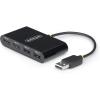 StarTech.com 4-Port USB 2.0 Hub, USB Bus Powered, Small Travel Mini USB Hub, Multi-Port USB 2.0 Splitter, Portable USB Hub