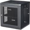 StarTech.com 4-Post 12U Wall Mount Network Cabinet with 1U Shelf, 19in Wall-Mounted Server Rack Kit, Up to 16in Mounting Depth, Ships Fully Assembled(12U)