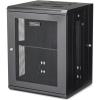 StarTech.com 4-Post 12U Wall Mount Network Cabinet with 1U Shelf, 19in Wall-Mounted Server Rack Kit, Up to 16in Mounting Depth, Ships Fully Assembled(15U)
