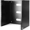 StarTech.com 6U Wall Mount Network Rack – 14 Inch Deep (Low Profile) – 19″ Patch Panel Bracket for Shallow Server and IT Equipment, Network Switches – 44lbs/20kg Weight Capacity, Black (WALLMOUNT6)(12U)