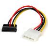 StarTech.com 6in 4 Pin LP4 to SATA Power Cable Adapter – LP4 to SATA – 6in LP4 to SATA Cable – 4 pin to SATA Power(1)