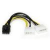StarTech.com 6in LP4 to 8 Pin PCI Express Video Card Power Cable Adapter – lp4 to PCI express – molex to 8 pin PCIe (LP4PCIEX8ADP)