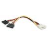 StarTech.com 6in SATA to LP4 Power Cable Adapter – F/M – Power adapter – SATA power (M) to 4 pin internal power (F) – 5.9 in – black – LP4SATAFM6IN(1 Count (Pack of 1))