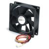 StarTech.com 80x25mm Dual Ball Bearing Computer Case Fan w/ TX3 Connector (FANBOX2),Black(1 Count (Pack of 1))