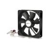 StarTech.com 80x25mm Dual Ball Bearing Computer Case Fan w/ TX3 Connector (FANBOX2),Black(120x25mm)