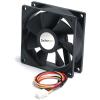 StarTech.com 80x25mm Dual Ball Bearing Computer Case Fan w/ TX3 Connector (FANBOX2),Black(2.4″ x 0.8″)