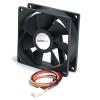 StarTech.com 80x25mm Dual Ball Bearing Computer Case Fan w/ TX3 Connector (FANBOX2),Black(90x25mm)