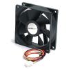 StarTech.com 80x25mm Dual Ball Bearing Computer Case Fan w/ TX3 Connector (FANBOX2),Black(92x25mm)