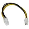 StarTech.com 8in ATX12V 4 Pin P4 CPU Power Extension Cable – M/F – Power extension cable – 4 pin ATX12V (M) to 4 pin ATX12V (F) – 7.9 in – ATXP4EXT(4 Pin ATX12 V)