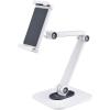 StarTech.com Adjustable Tablet Stand for Desk – Wall Mountable – Capacity 2.2lb (1kg) – Ergonomic Articulating Universal Tablet Stand – Tablet Holder for Desk Pivot/Swivel/Rotate (ADJ-Tablet-Stand-W)