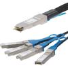 StarTech.com Cisco QSFP-4SFP10G-CU5M Compatible 5m 40G QSFP+ to 4x SFP+ Direct Attach Breakout Cable Twinax – Copper DAC 40 Gbps Low Power Passive Transceiver – Cisco Firepower C9300 (QSFP4SFP10C5)