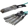 StarTech.com Cisco QSFP-4X10G-AOC5M Compatible – QSFP+ Active Optical Breakout Cable – 5 m (16.4 ft) – 40 GbE