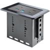 StarTech.com Conference Room Docking Station – Universal Laptop Dock – 4K HDMI, 60W Power Delivery, USB Hub, GbE, Audio – in-Table Connectivity Box for Huddle/Boardroom Collaboration Space, TAA
