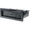 StarTech.com Conference Table Box for AV Connectivity & Power/Charging – 4K HDMI Output with HDMI, DP, & VGA Inputs, GbE, Audio – Charging Station w/ 2X USB-A & 2X 120V UL AC Outlets (KITBXAVHDPNA)