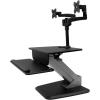 StarTech.com Dual Monitor Sit-to-Stand Workstation – One-Touch Height Adjustment (BNDSTSDUAL)