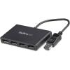 StarTech.com Dual-Monitor DisplayPort 1.2 Splitter, DP to 2x DP Multi-Monitor Adapter, 4K 30Hz/1080p 60Hz MST Hub for Windows(4x DP 1.2)