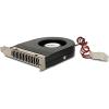 StarTech.com Expansion Slot Rear Exhaust Cooling Fan with LP4 Connector (FANCASE), Black, 1 Count (Pack of 1)