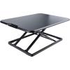 StarTech.com Height Adjustable Standing Desk Converter – Sit Stand Desk with One-Finger Adjustment – Ergonomic Desk (ARMSTS),Black & Silver(Laptop Workstation)