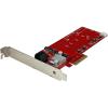 StarTech.com M2 PCIe SSD Adapter – x4 PCIe 3.0 NVMe / AHCI / NGFF / M-Key – Low Profile and Full Profile – SSD PCIe M.2 Adapter , TAA (PEX4M2E1)(2x M.2 SATA | 2x SATA | RAID)