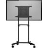 StarTech.com Mobile TV Cart – Portable Rolling TV Stand for 37-70″ VESA Display (154lb/70kg) – TV Stand w/Shelf & Storage Compartment – Rotate/Tilt Display – Universal TV Mount on Wheels (MBLTVSTNDEC)(37-70″)