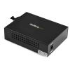 StarTech.com Multimode (MM) LC Fiber Media Converter for 10/100/1000 Network – 550m – Gigabit Ethernet – 850nm – with SFP Transceiver, TAA (MCM1110MMLC)(1″ x 2.8″ x 3.7″)