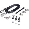 StarTech.com Peripheral Cable Anchor Lock, Secure Keyboard/Mouse, Cable Trap w/Metal Plate, Use w/Laptop Security Cable(Peripherals Locking Kit)