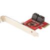 StarTech.com SATA PCIe Card – 4 Port PCIe SATA Expansion Card – 6Gbps – Low/Full Profile – Stacked SATA Connectors – ASM1164 Non-Raid – PCI Express to SATA Converter (4P6G-PCIE-SATA-CARD)