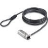 StarTech.com Slim Lock Nano Slot Compatible, 6.6ft (2m) Locking Cable, Desk Anti-Theft Security for Laptop/Notebook Computer(Nano)