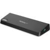 StarTech.com Triple Monitor USB 3.0 Docking Station, 2x 4K DisplayPort & HDMI, USB Type A Universal Laptop Dock, Windows/Mac, TAA(DP 4K | HDMI | 4 x USB 3.0)