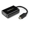 StarTech.com USB C to VGA Adapter with Power Delivery – 1080p USB Type-C to VGA Monitor Video Converter w/ Charging – 60W PD Pass-Through – Thunderbolt 3 Compatible – Black (CDP2VGAUCP)(Black)