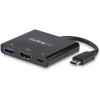 StarTech.com USB-C to HDMI Adapter – 4K 30Hz – Thunderbolt 3 Compatible – with Power Delivery (USB PD) – USB C Adapter Converter (CDP2HDUACP)(1x USB-A 3.0 | HDMI)