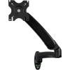StarTech.com Wall Mount Monitor Arm – Full Motion Articulating – Adjustable – Supports Monitors 12” to 34” – VESA Monitor Wall Mount – Black (ARMPIVWALL)(Black)