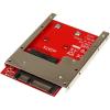 StarTech.com mSATA SSD to 2.5in SATA Adapter Converter – mSATA to SATA Adapter for 2.5in bay with Open Frame Bracket and 7mm Drive Height , TAA (SAT32MSAT257)