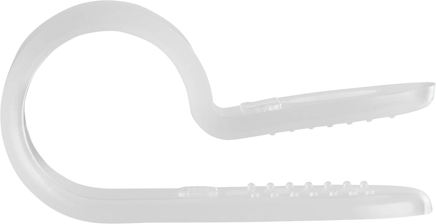 imageStarTechcom 100 Pack Screw Mount Cable Clamps  Medium 635mm Bundle Cable FastenerHolder  RType Single Reusable Nylon Clip  Screw Down Ethernet Cord Clamp  UL94V2 Rated TAA CBMSDCC2Large  79 mm 031 9mm max diameter