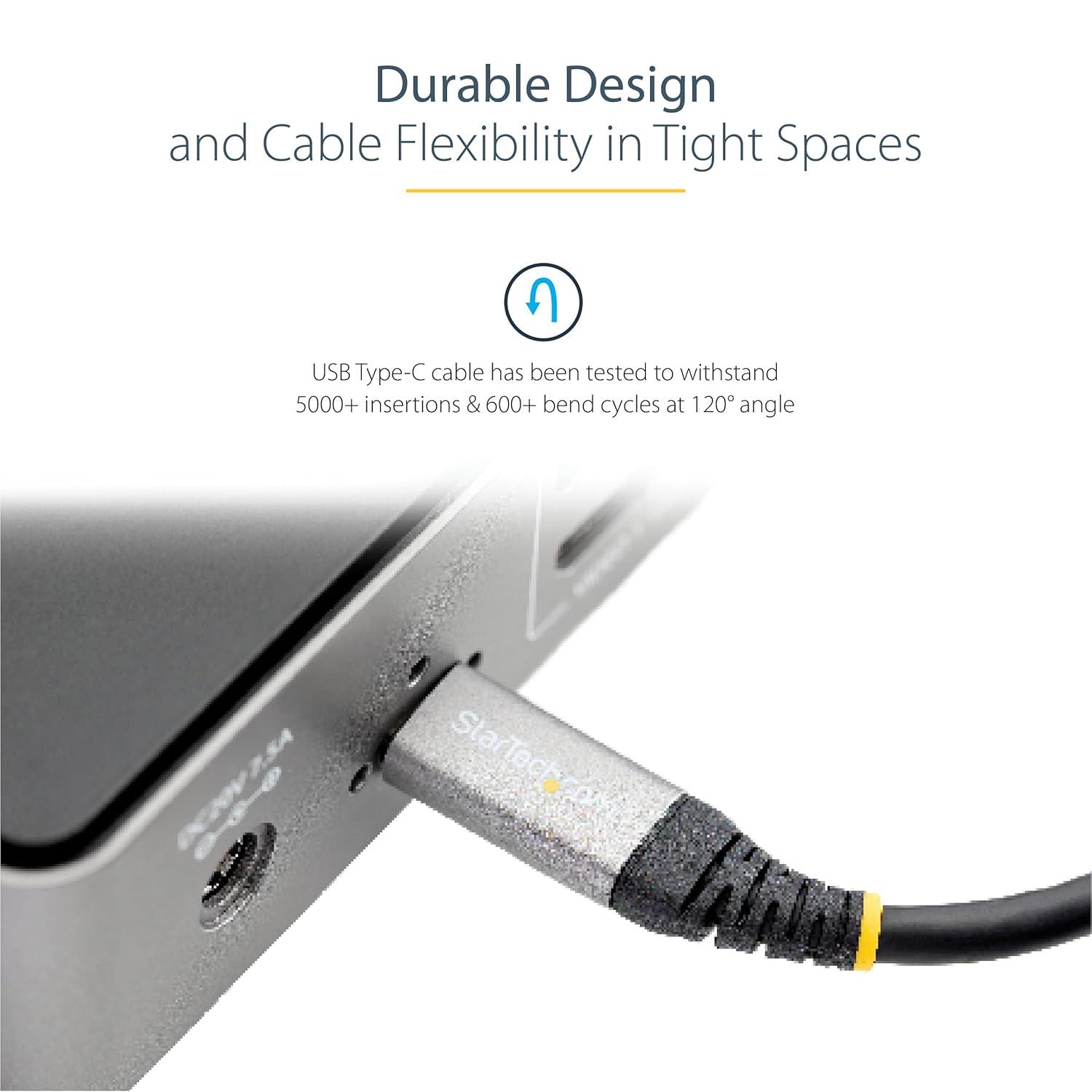 imageStarTechcom 20quot 50cm USB C Cable 10Gbps  USB 32 Gen 2 TypeC Cable  100W 5A Power Delivery Charging DP Alt Mode  USBC Cord for USBC LaptopPhoneDevice  ChargeSync USB31CCV50CM50cm  20 in