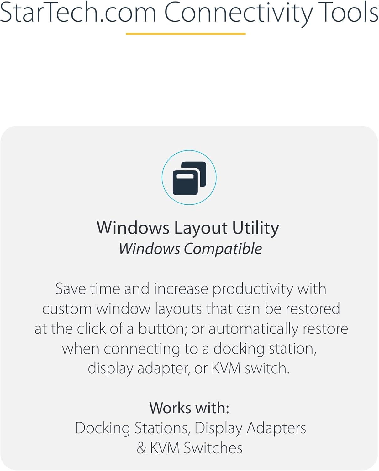 imageStarTechcom 3Port USBC MultiMonitor Adapter USB TypeC to 3x HDMI MST Hub Triple 4K 60Hz HDMI Laptop Display Extender Splitter HDR ExtraLong BuiltIn Cable Windows MST14CD123HD3x HDMI
