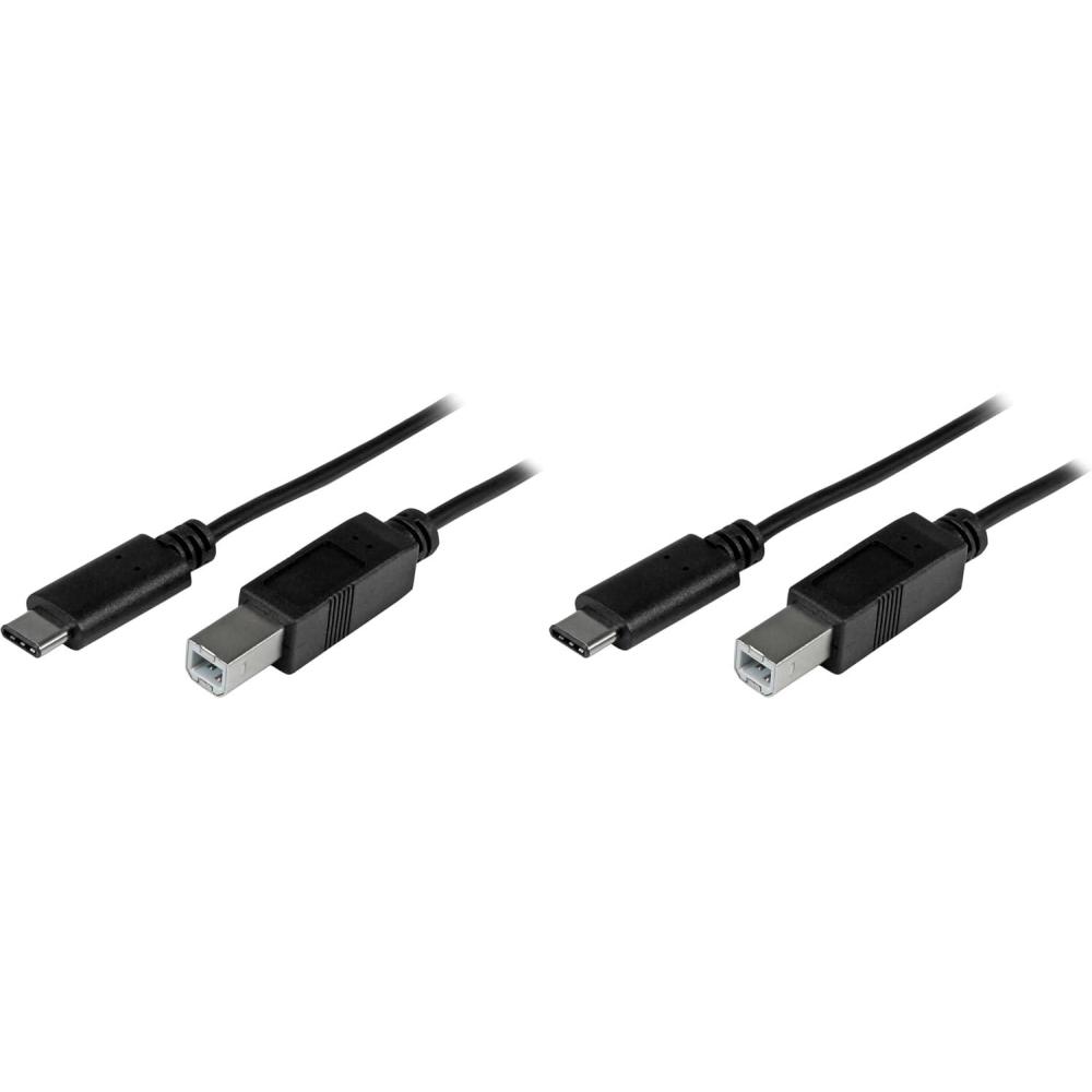 image05m USB C to USB B Printer Cable  MM  USB 20  USB C to USB B Cable  USB C Printer Cable  USB Type C to Type B Cable1 Count Pack of 2