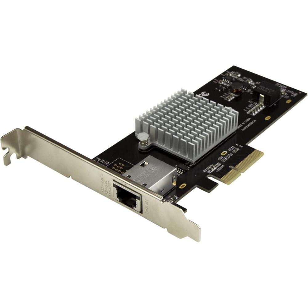 imageStarTechcom 1 Port 10G PCIe Network Card  10GBaseTNBASET  RJ45 Port  Intel X550 Chipset  Ethernet Card  Network Adapter  Intel NIC Card ST10000SPEXI Red1 Port