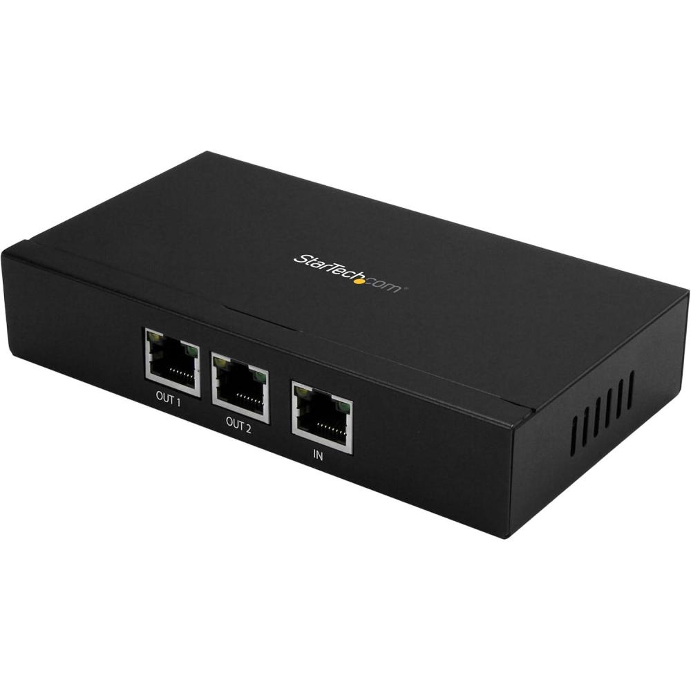imageStarTechcom 1 Port Gigabit PoE Extender 8023at ampamp 8023af  100m 330ft  Power over Ethernet Extender  PoE Repeater Network Extender  TAA POEEXT1GAT2 Port