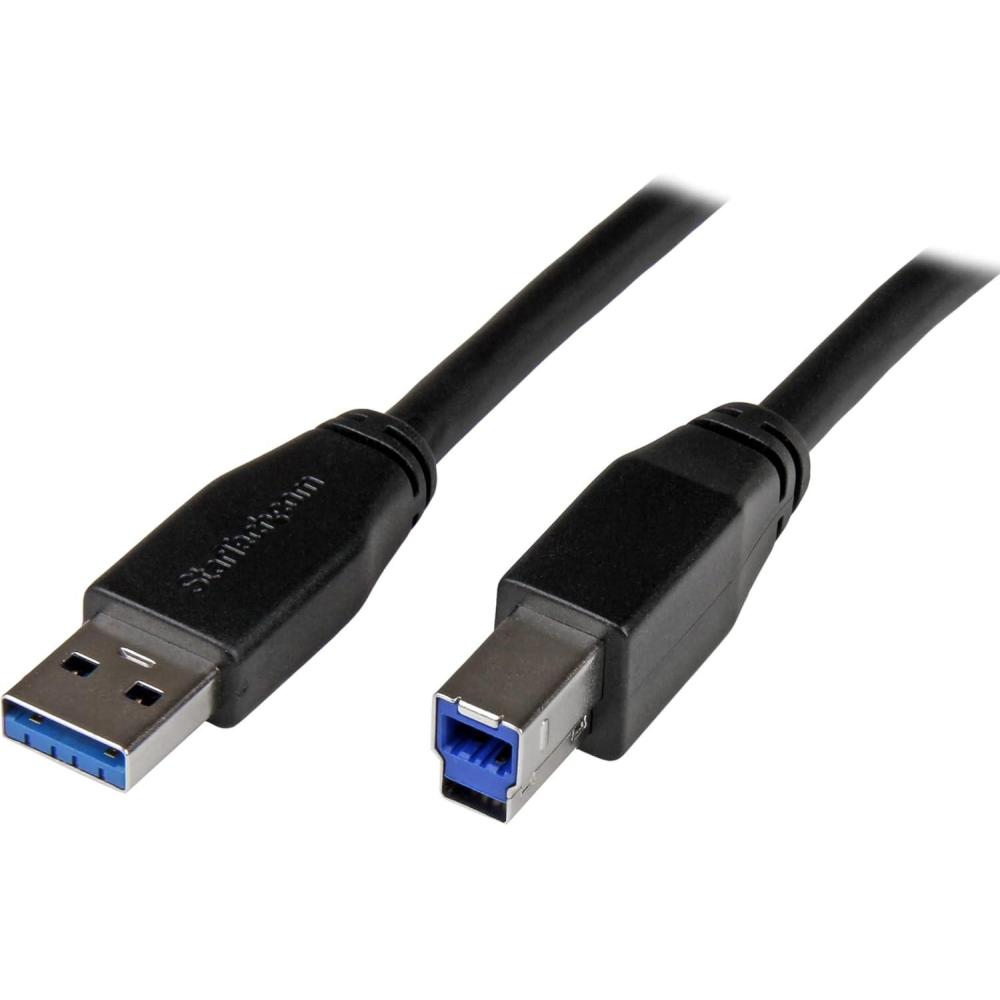 imageStarTechcom 10m 30 ft Active USB 30 USBA to USBB Cable  MM  USB A to B Cable  USB 31 Gen 1 5 Gbps30 ft  10m