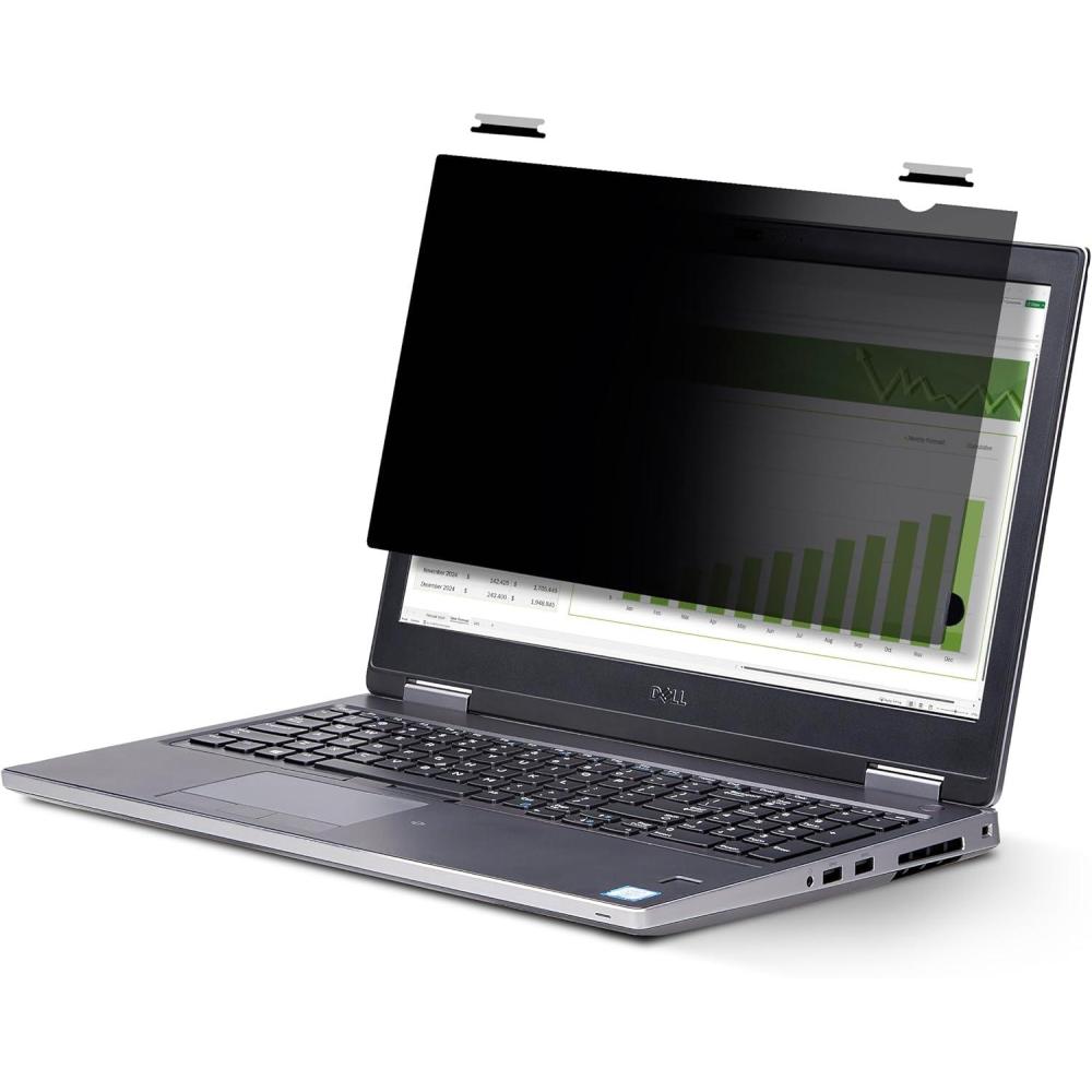 imageStarTechcom 156inch 169 FlipUp Privacy Screen with Touch Laptop Security Shield AntiGlare Blue Light Filter