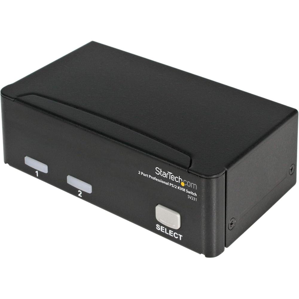 imageStarTechcom 2 Port VGA USB KVM Switch  VGA KVM Switch  1920x1440  USB 20  KVM Video Switch  TAA SV231USBPS2