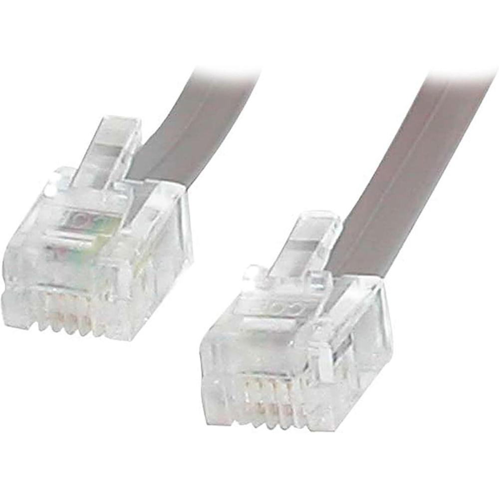 imageStarTechcom 25 ft RJ11 Telephone Modem Cable  Phone cable  RJ11 M  RJ11 M  25ft RJ25FT