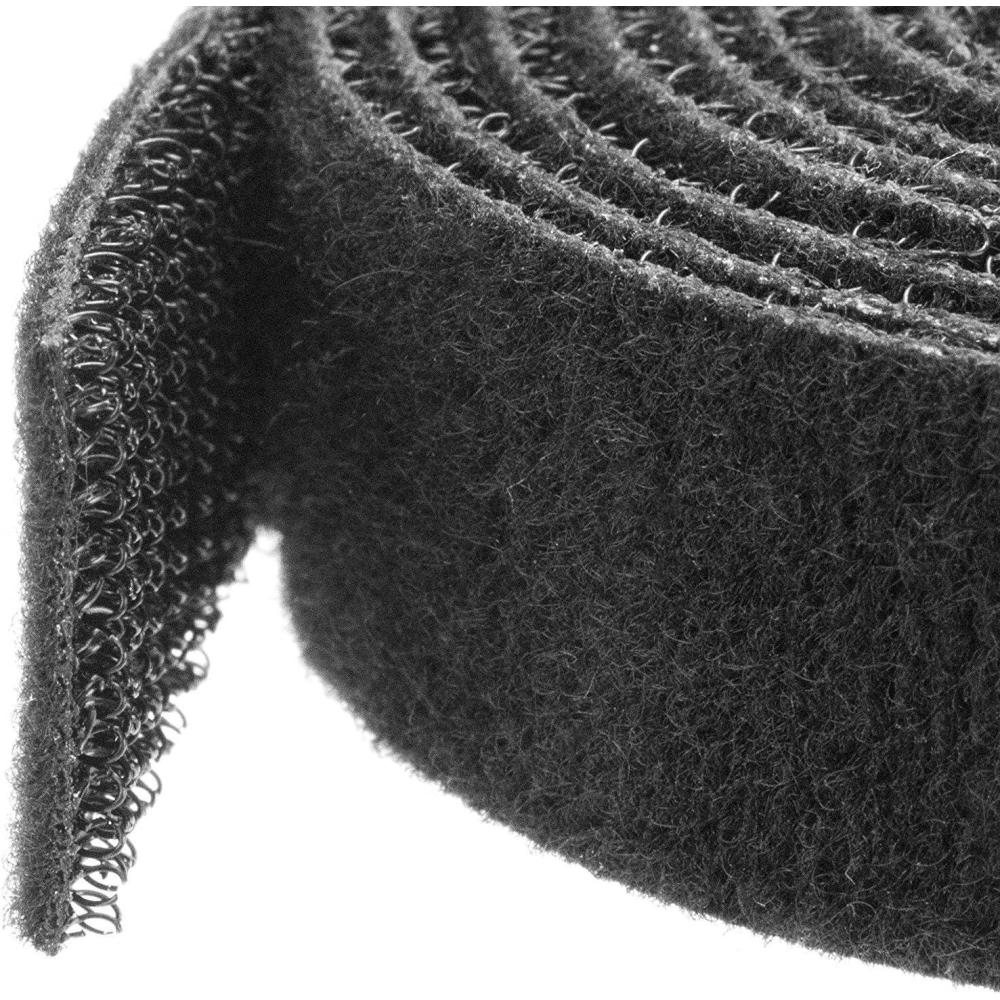 imageStarTechcom 25ft Hook and Loop Roll  CuttoSize Reusable Cable Ties  Bulk Industrial Wire Fastener TapeAdjustable Fabric Wraps RedResuable Self Gripping Cable Management Straps HKLP25RDBlack