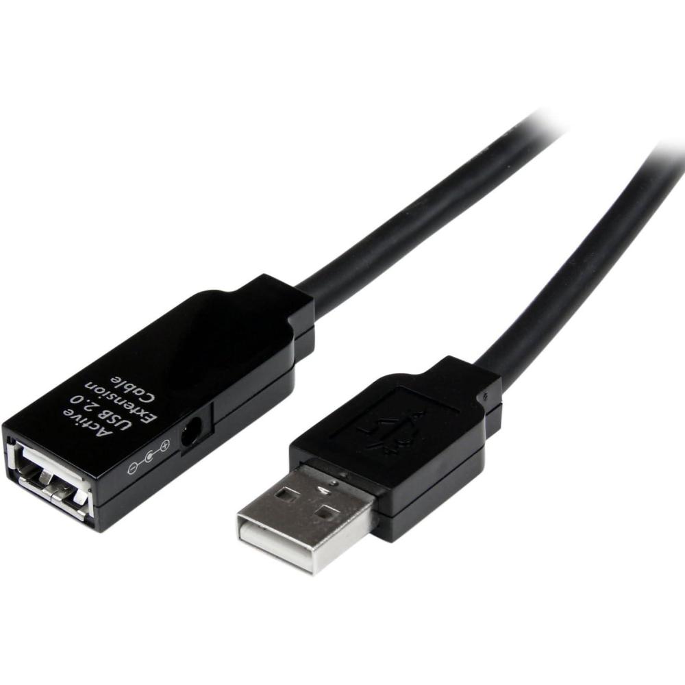 imageStarTechcom 328 ft Active USB 30 5Gbps Extension Cable with AC Power Adapter  Shielded  Male to Female USB 32 Gen1 Type A Extender TAA USB3AAEXT10M492 ft