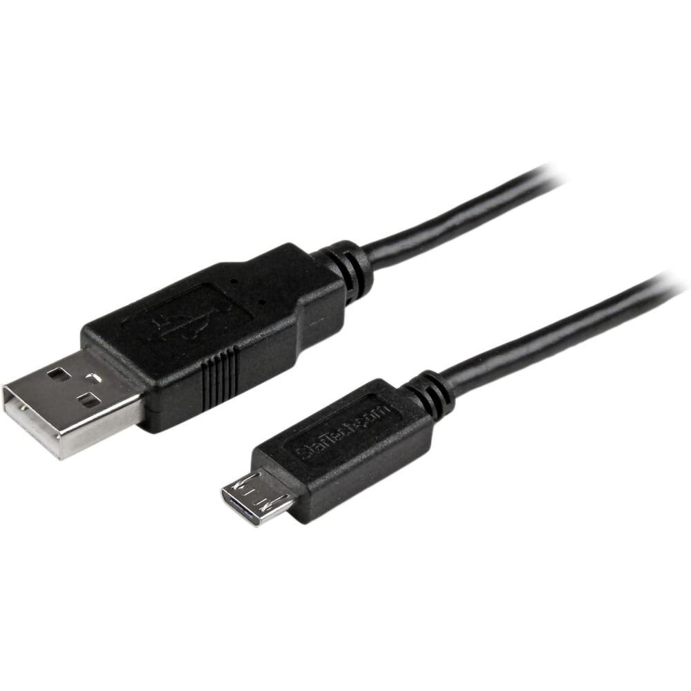imageStarTechcom 33 ft 1 m USB to Micro USB Cable  USB 20 A to Micro B  White  Micro USB Cable USBPAUB1MWBlack