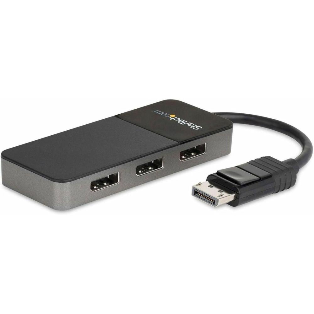 imageStarTechcom 3Port DisplayPort 14 Splitter DisplayPort to 3x DP MultiMonitor Adapter Triple 4K Computer MST Hub USB BusPowered Windows Only MST14DP123DP3x DP 14