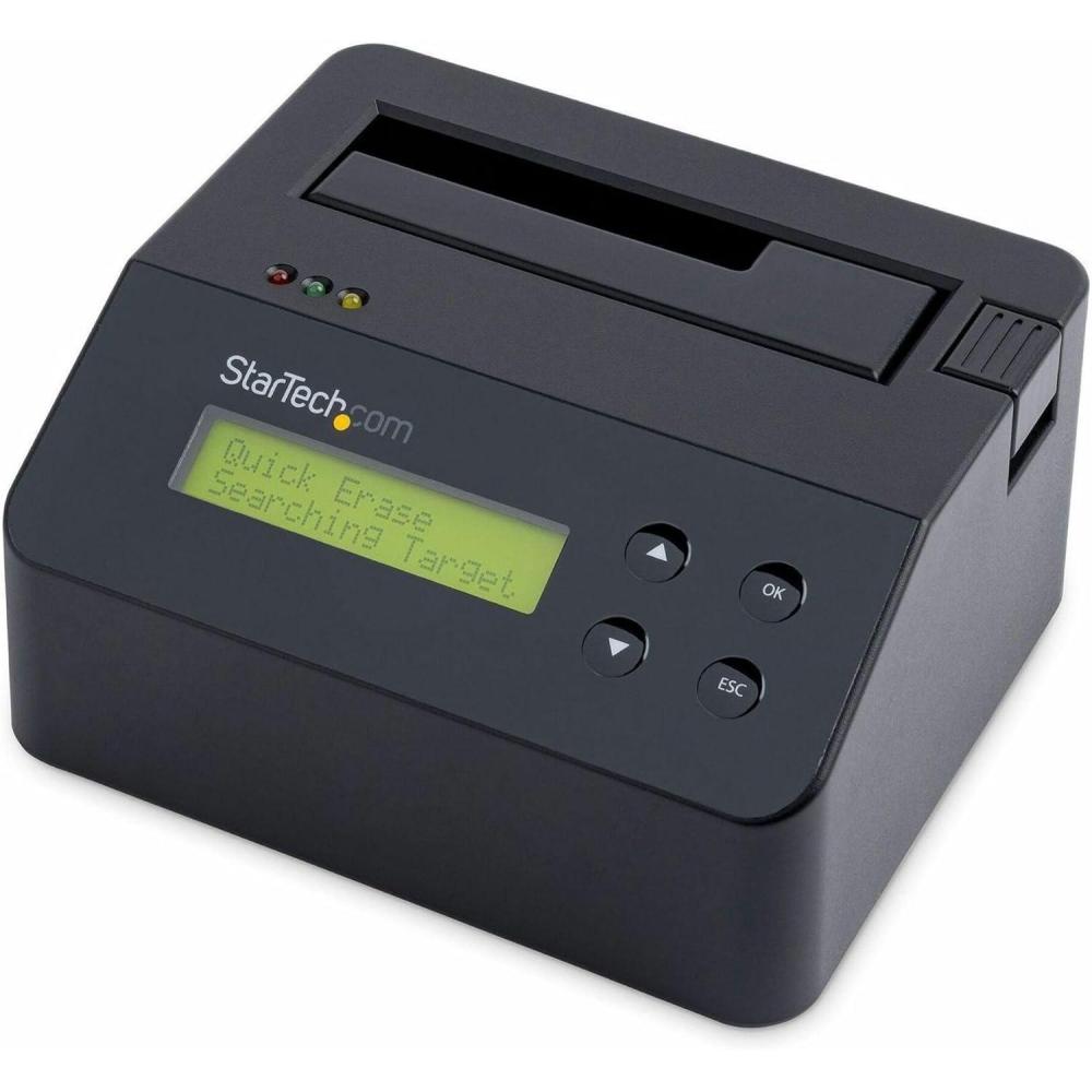 imageStarTechcom 4 Bay SSDHDD Hard Drive Eraser 2535quot SATA Hostless Standalone Secure Erase Disk Sanitizer Hardware Wiper Erasing Tool 9 Modes RS232 Printer Port NISTDOD LCD TAA SATERASER4SATA Dock 4kn support